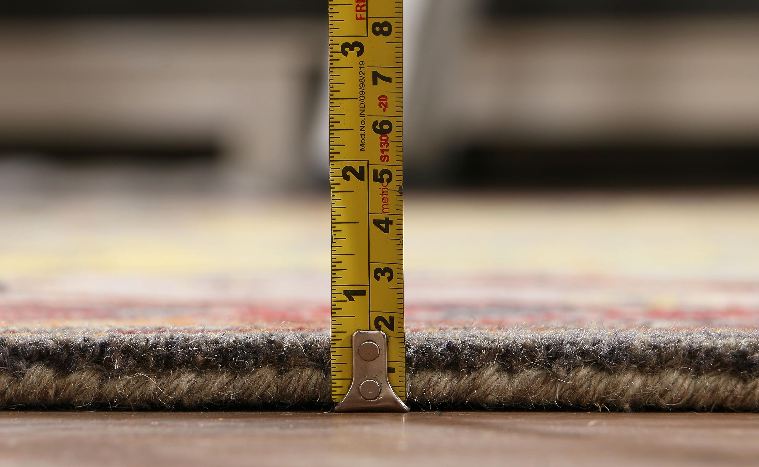 William Morris Old Ikat Elegant Design Grey Handmade Traditional Oriental