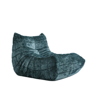 Bean Bag Chair for Adults, Modern Chenille Fabric Fireside Chair Lazy Floor Sofa Chair