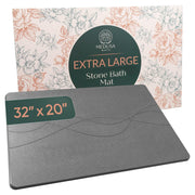 Medusa Mats Extra Large Stone Bath Mat - Quick Dry Absorbent
