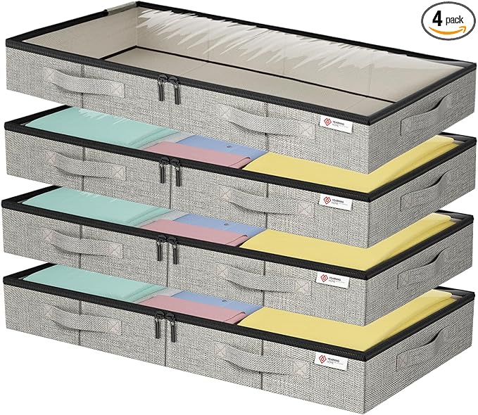 4.5 Inches Under Bed Storage Containers