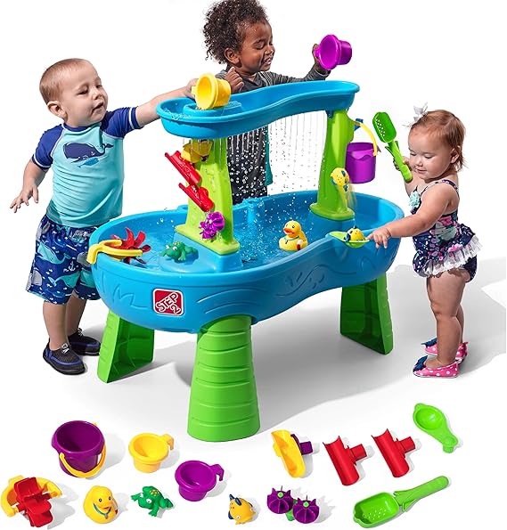 Rain Showers Splash Pond Toddler Water Table, Kids Water