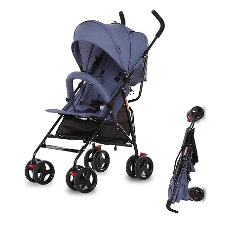 Vista Moonwalk Baby Stroller in Light Gray, Lightweight Infant Stroller with Compact