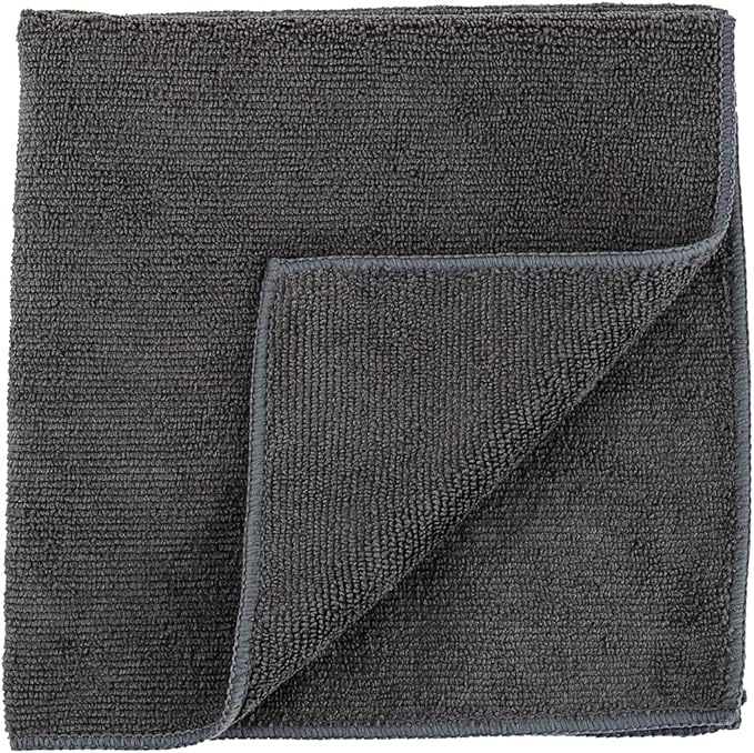 Clean Tek Professional 16 x 16 Inch Cleaning Cloths 100 Lint Free Microfiber Towels - Highly Absorbent
