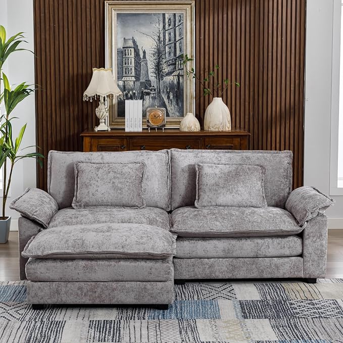85.8" Modern Sectional Sofa Cloud Couch for Living Room