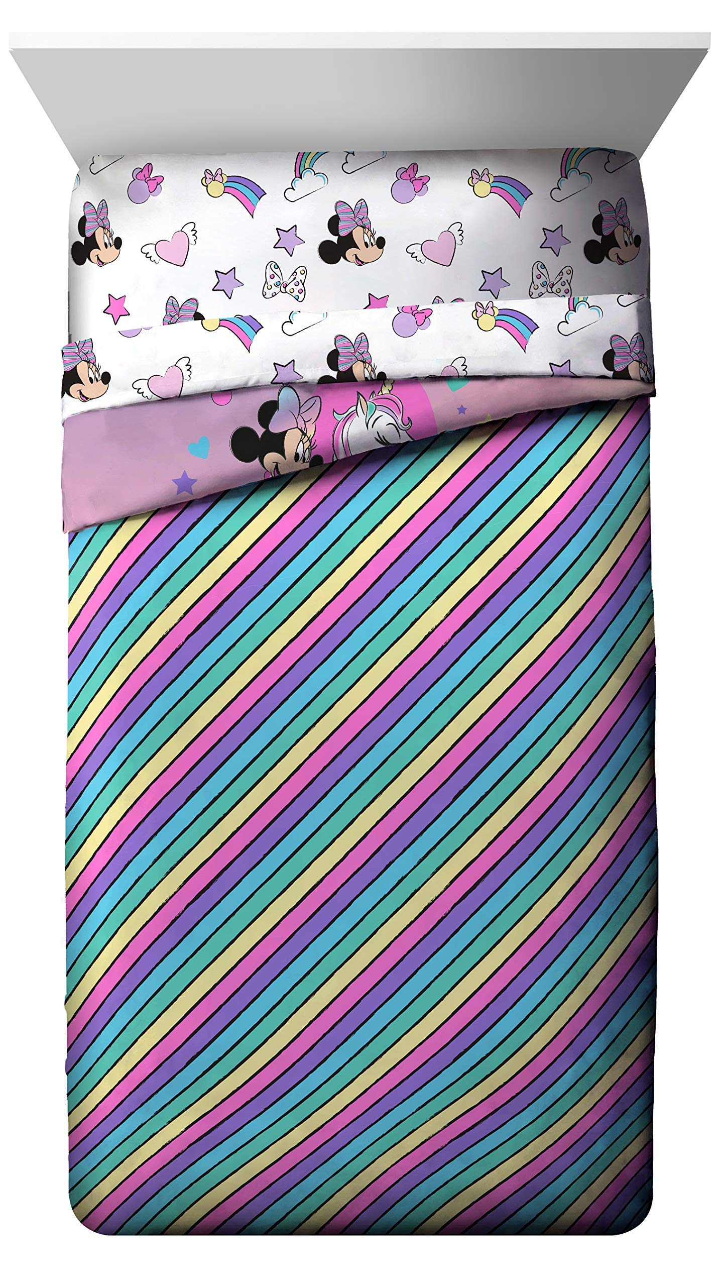 Minnie Mouse Unicorn Dreams 11-Piece Full Bedding Bundle- Includes Bed Set