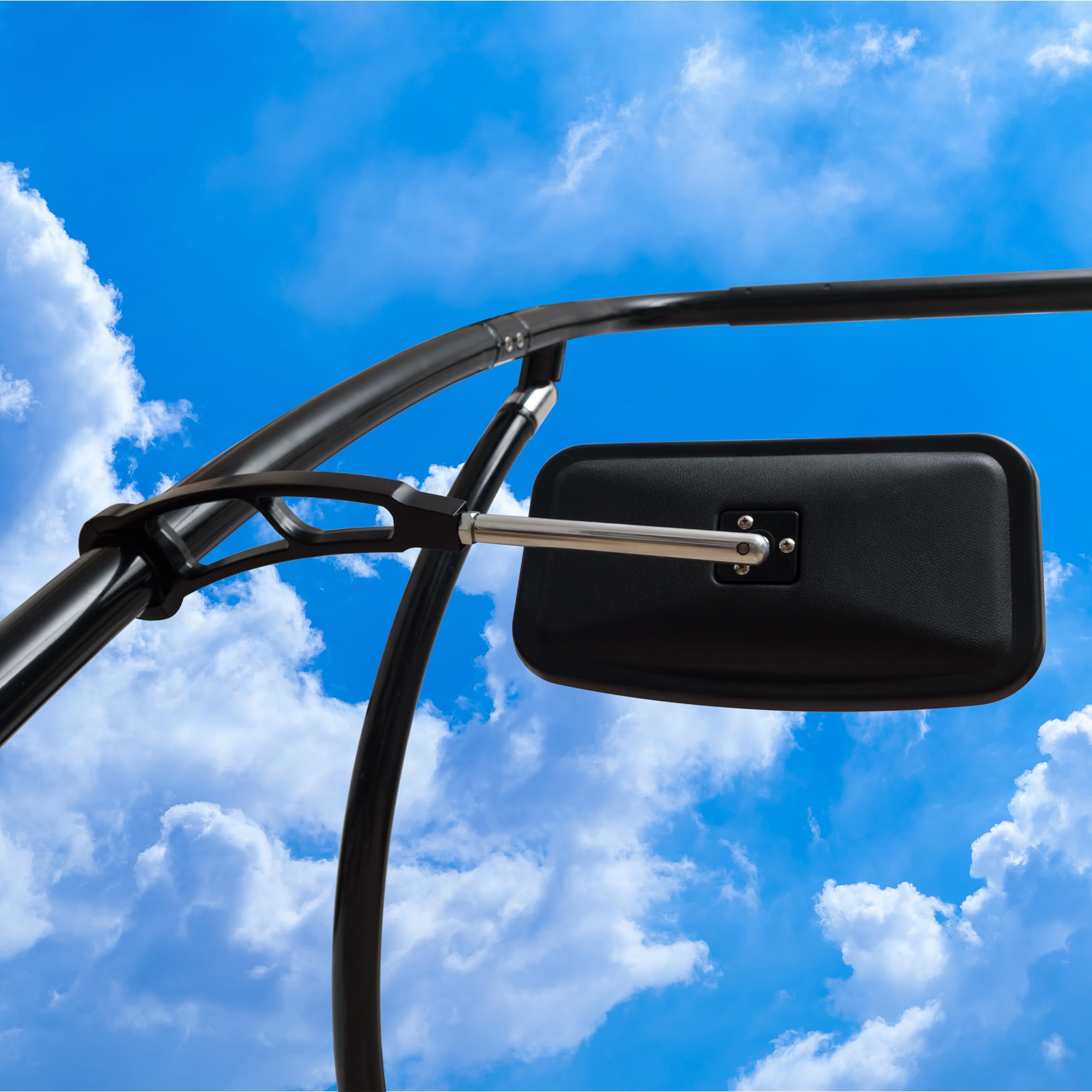 Tower Mirror Black Big Tournament Boat Mirror 7 X 13 Inch Angle-Free 360