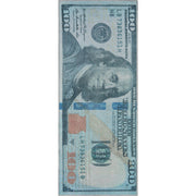 Money Collection New Hundred Dollar Bill 3'3" x 7'10" Runner Rug