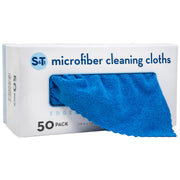 50 Pack Microfiber Cleaning Cloth with Box, Bulk Towels for Home