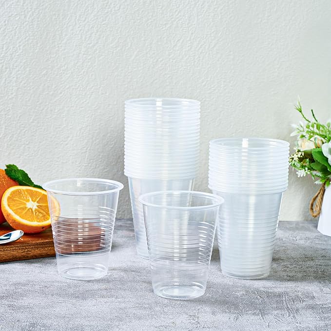 1000 PACK 16 oz Clear Plastic Cups, Cold Disposable Party Drinking Cups for Parties