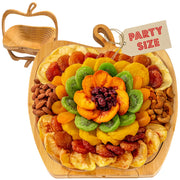 Dried Fruit and Nut Gift Basket, Healthy Assorted Natural Snack Gift Tray