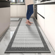 Non Slip Kitchen Rugs Sets of 2 - Extra Large 2.5'x6' + 20"x32" Runner Rugs for Kitchen