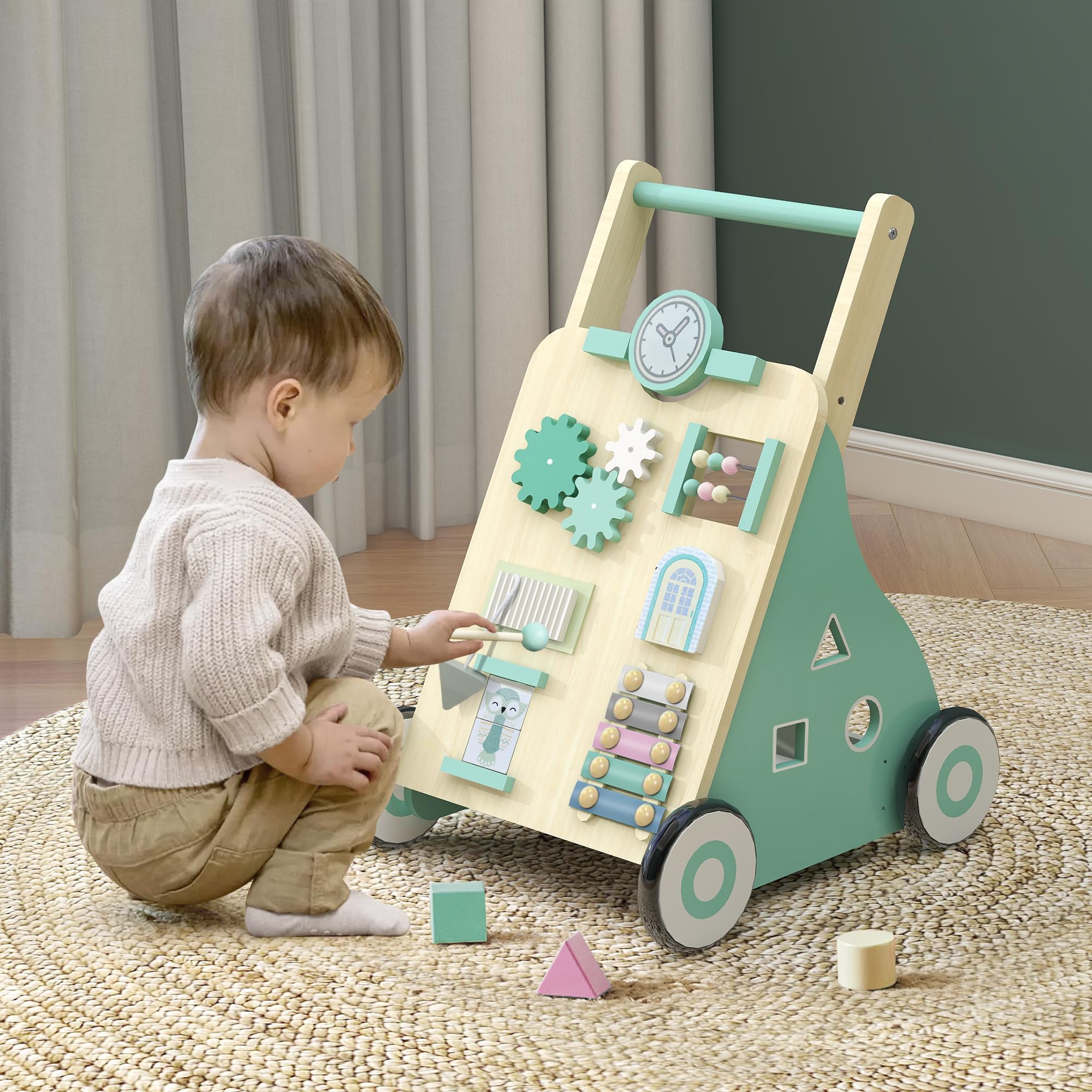 Baby Walker, Walking Toys Assist Babies Learning Stand Walk, Baby Walkers