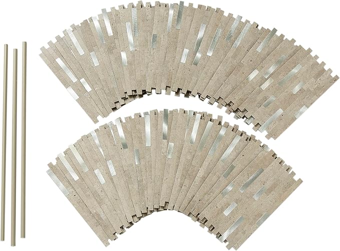 Peel and Stick Collage Tile in Mixed Gray Corridor (15 Sq Ft Kit)