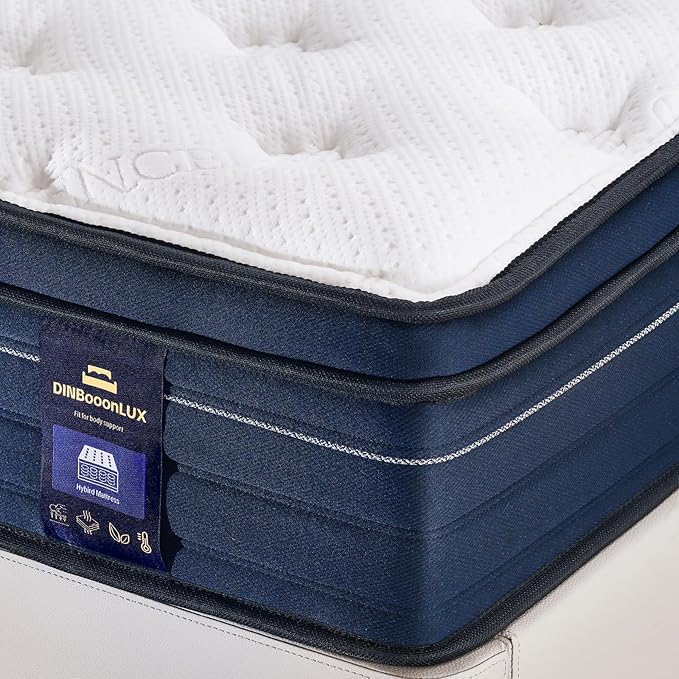 Queen Mattress 14 Inch,Memory Foam Hybrid Queen Size Mattresses in a Box