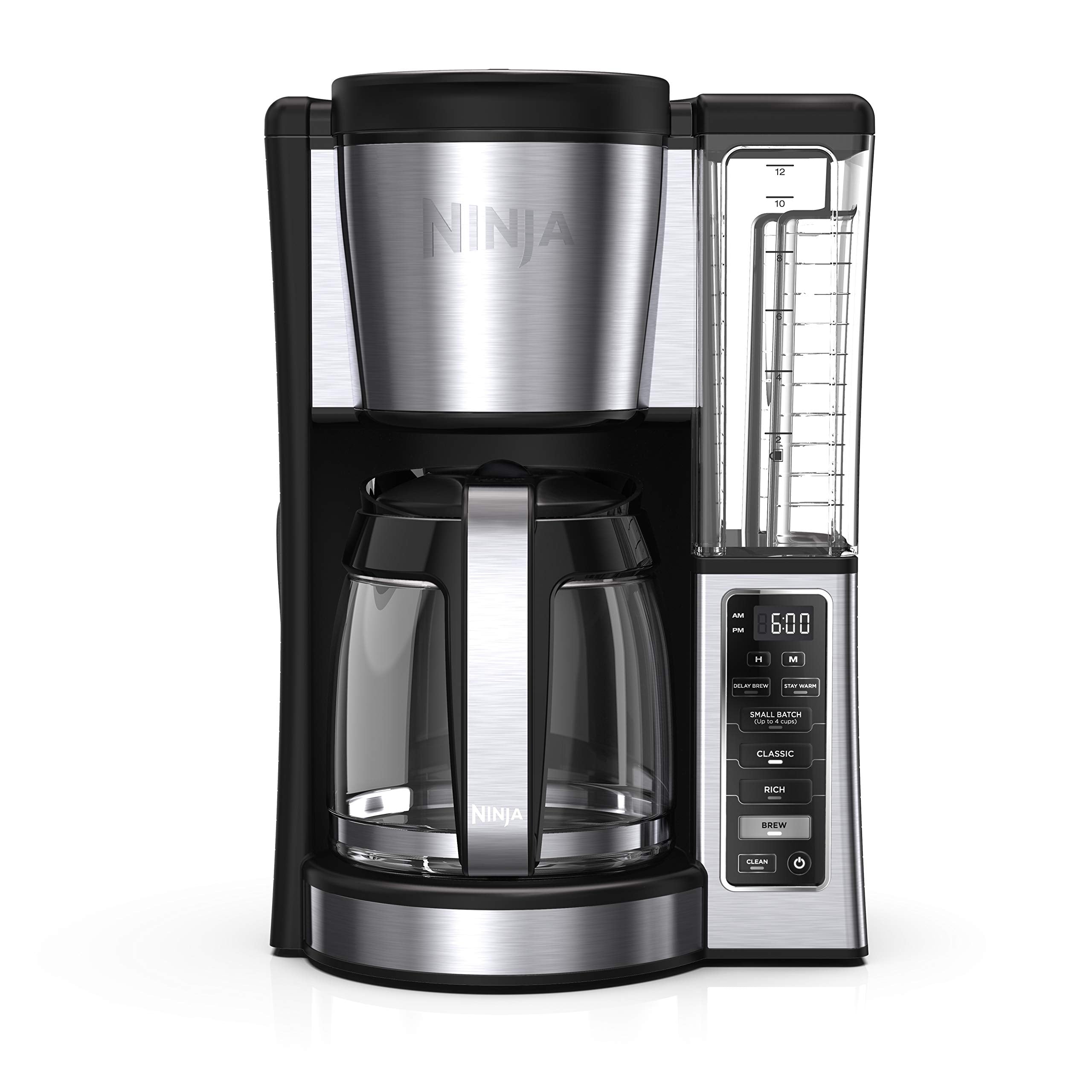 12-Cup Programmable Coffee Brewer, 2 Brew Styles, Adjustable Warm Plate