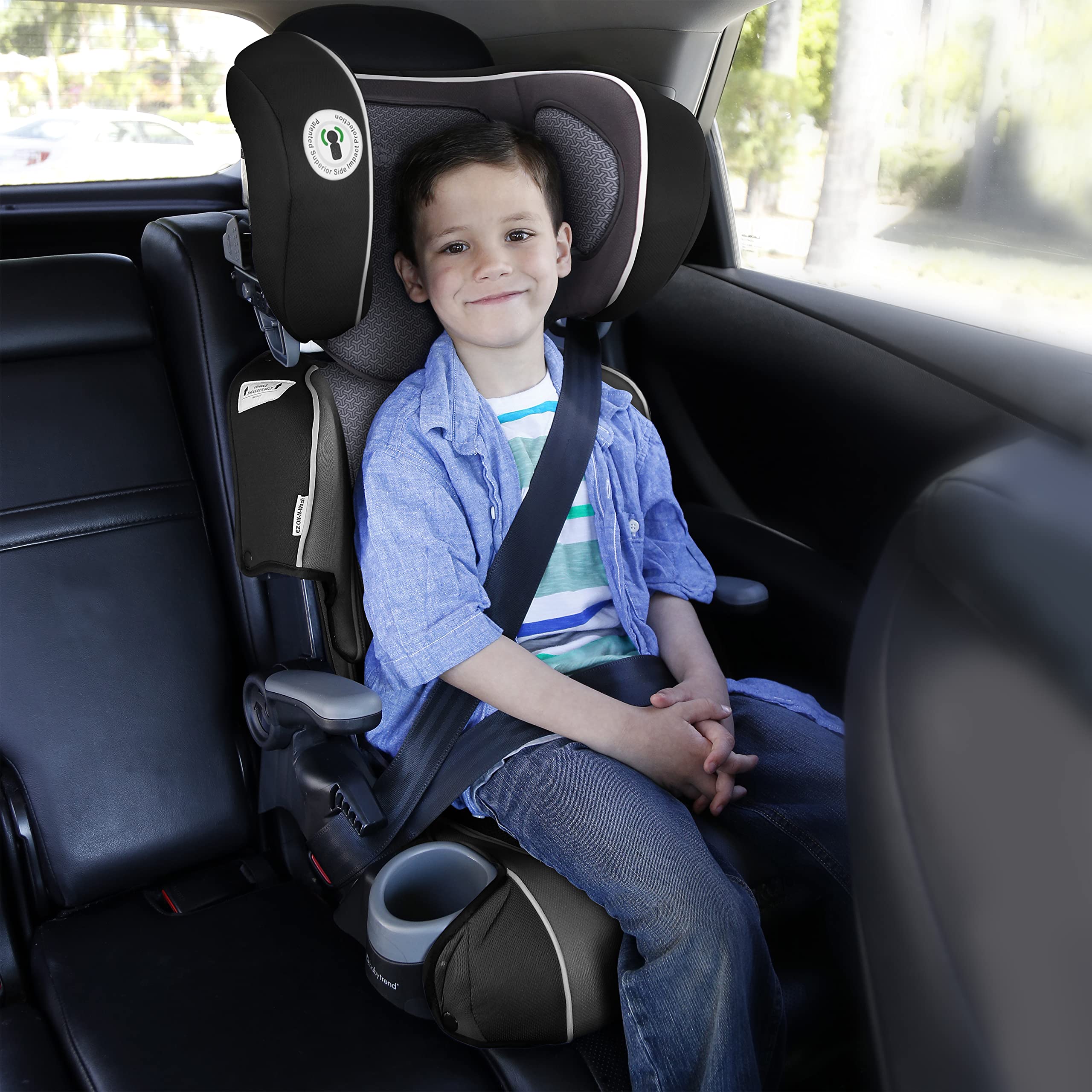 Protect 2-in-1 Booster Seat, Grey Tech