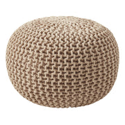 Pouf Ottoman Foot Rest Stuffed – 20” Diameter x 14”