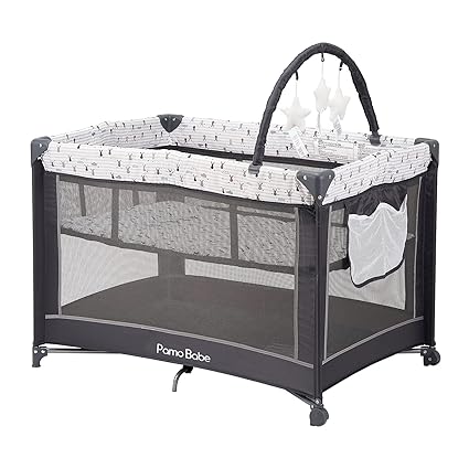 Portable Playpen Foldable Playard Portable Crib for Baby and Toddlers