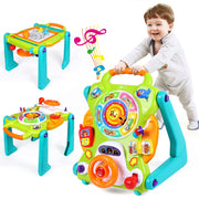 3-in-1 Baby Walker for Boy Girls Sit to Stand Toy Activity Center Drawing Board Infant Toys