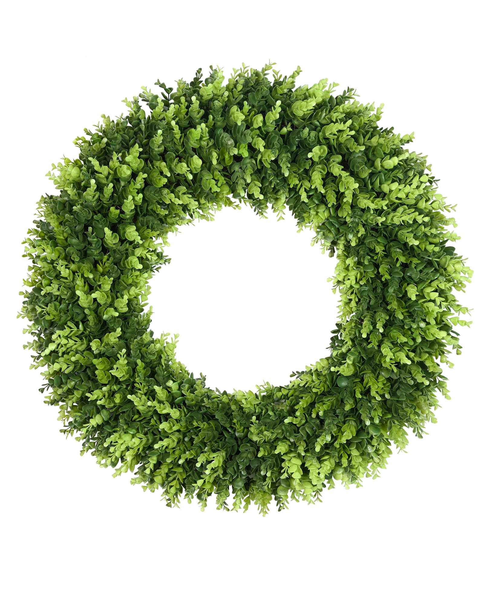 32 inch Boxwood Wreath, Artificial Large Summer Wreaths for Front Door