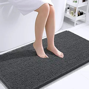 Bathroom Rugs 59x24, Extra Soft Absorbent Chenille Bath Rugs
