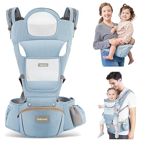 Baby Carrier Newborn to Toddler -Lightweight Baby Wrap Carrier 3-in-1 Baby Carrier