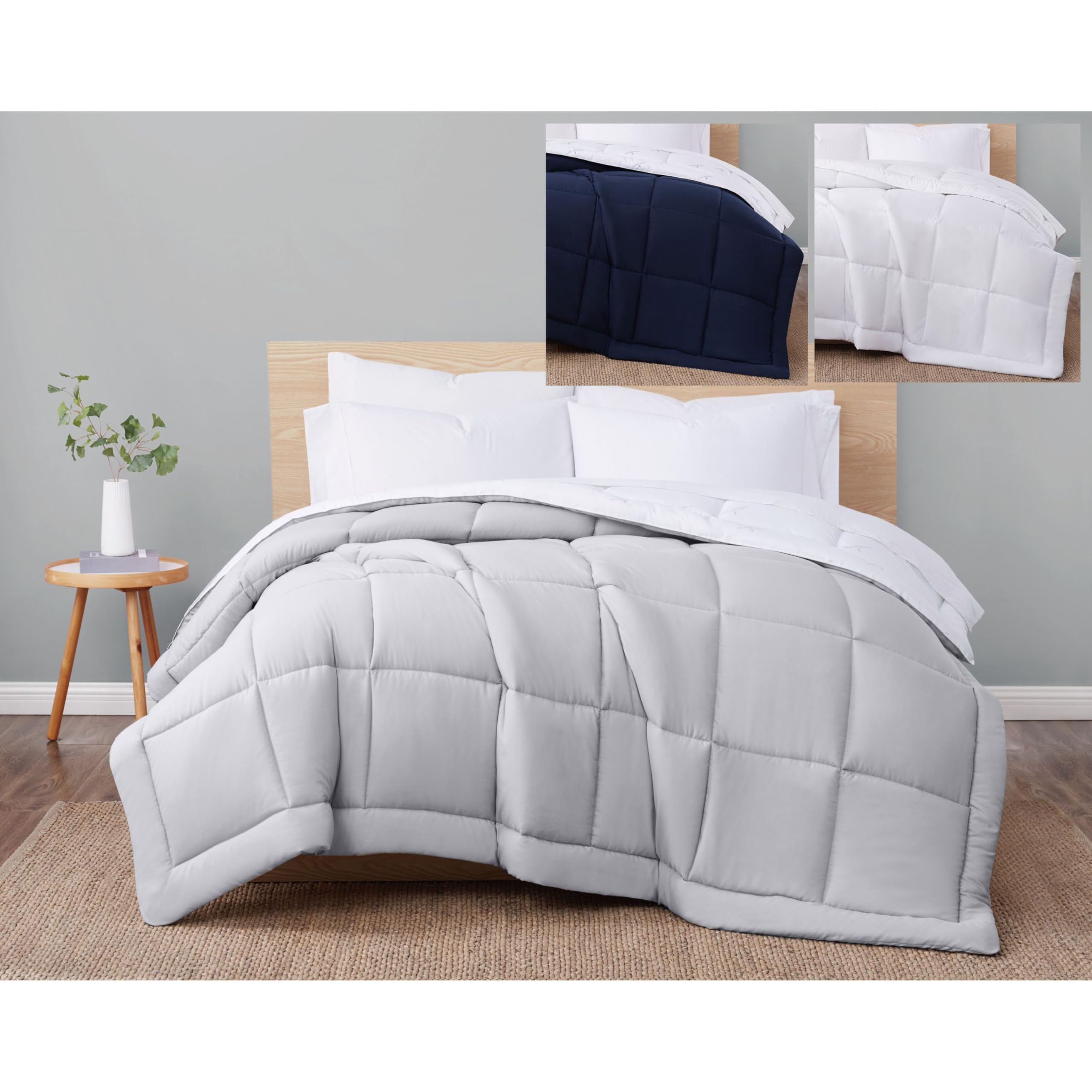 Super Soft Down Alternative Comforter, King, White