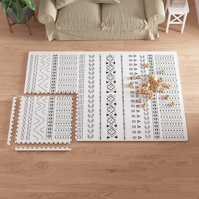 Extra Large Baby Play Mat - 4FT x 6FT Non-Toxic Foam Puzzle Floor Mat for Kids & Toddlers