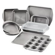 Nonstick Bakeware Set with Nonstick Bread Pan, Cookie Sheet