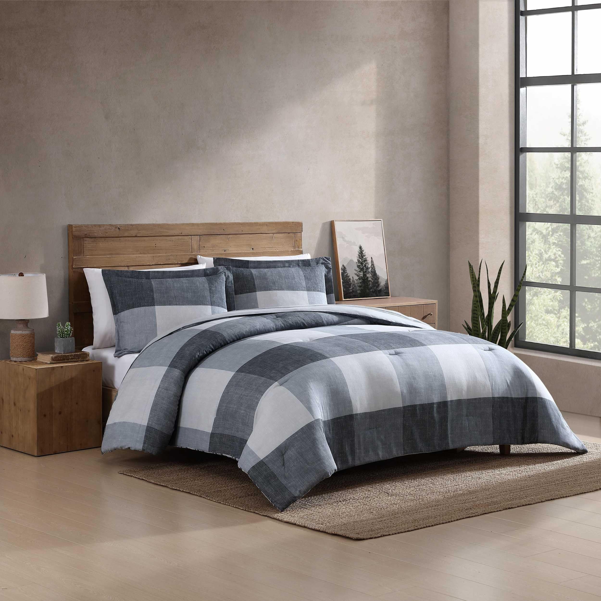 Oversized King Comforter Set, 7 Piece Bed in a Bag Bedding Set