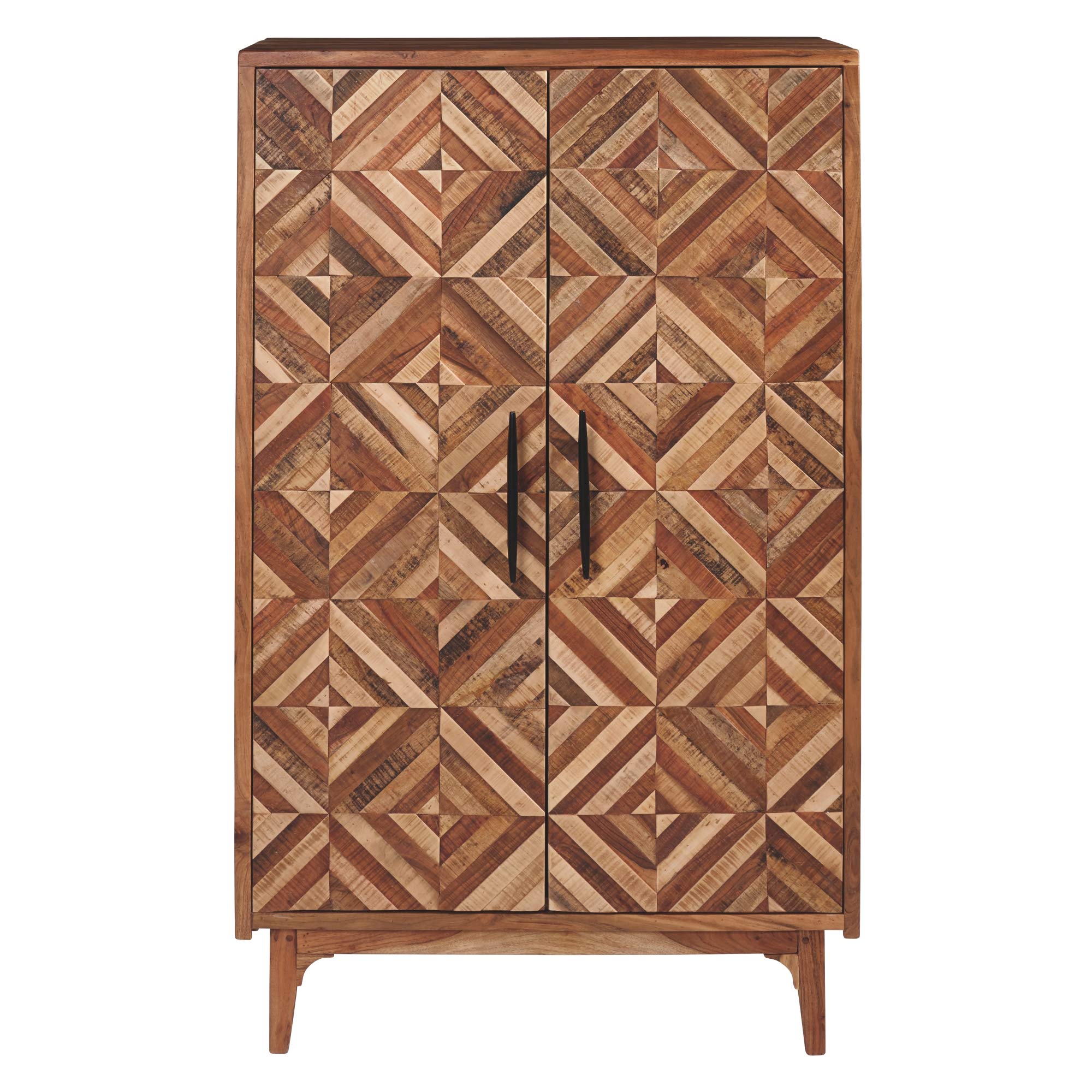 Gabinwell Contemporary 2-Door Accent Cabinet, Brown