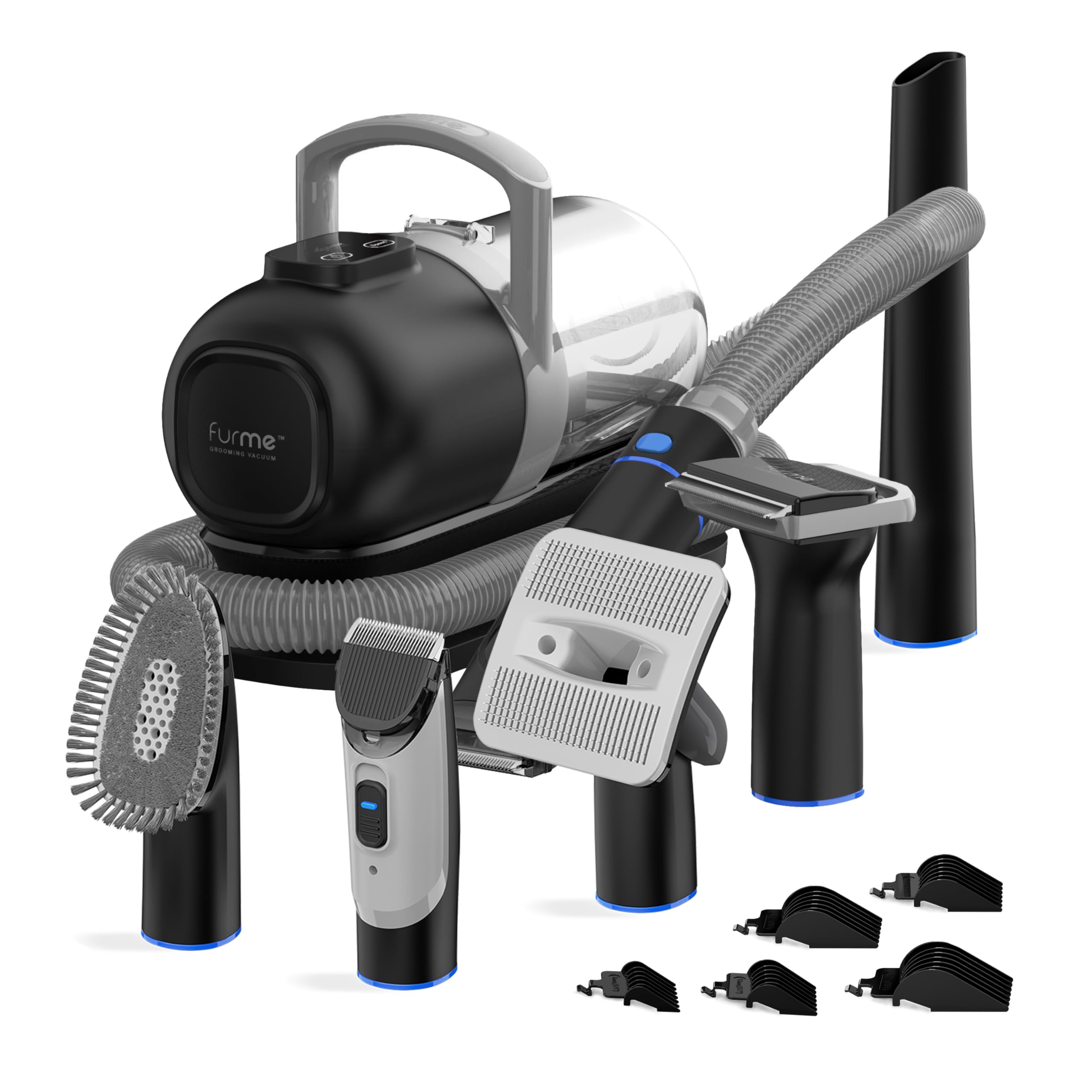 Original Pet Grooming Vacuum Kit - Cat & Dog Grooming Kit for Easy Pet Care at Home