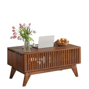 Lift Top Coffee Table with Hidden Compartment, Mid Century Modern Coffee Table
