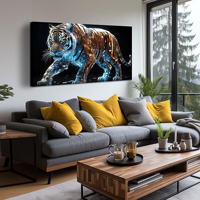 Abstract Wall Art for Bedroom Black Canvas Wall Decor for Living Room Modern Picture