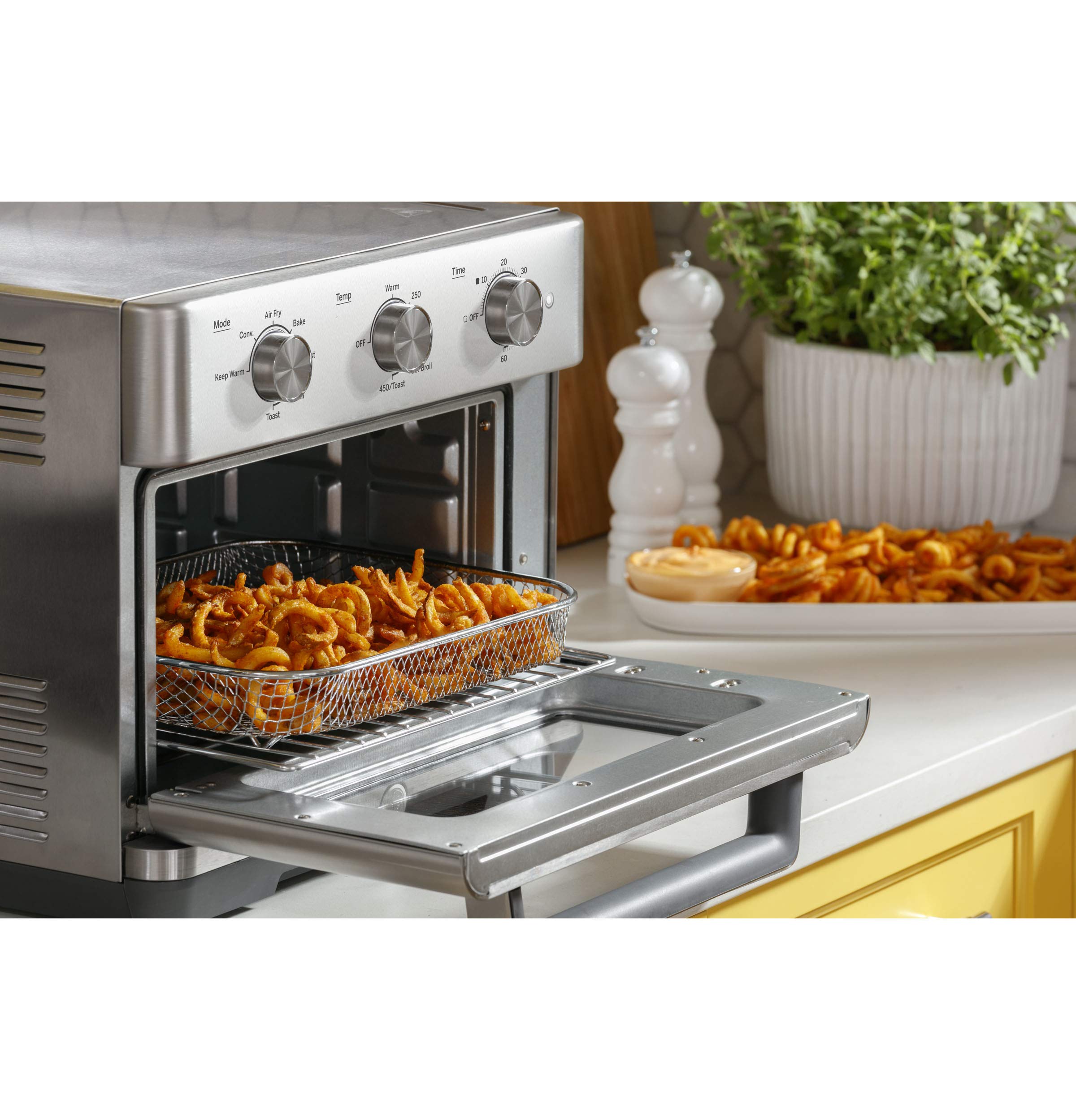 Fryer Toaster Oven + Accessory Set | Convection Toaster with 7 Cook Modes