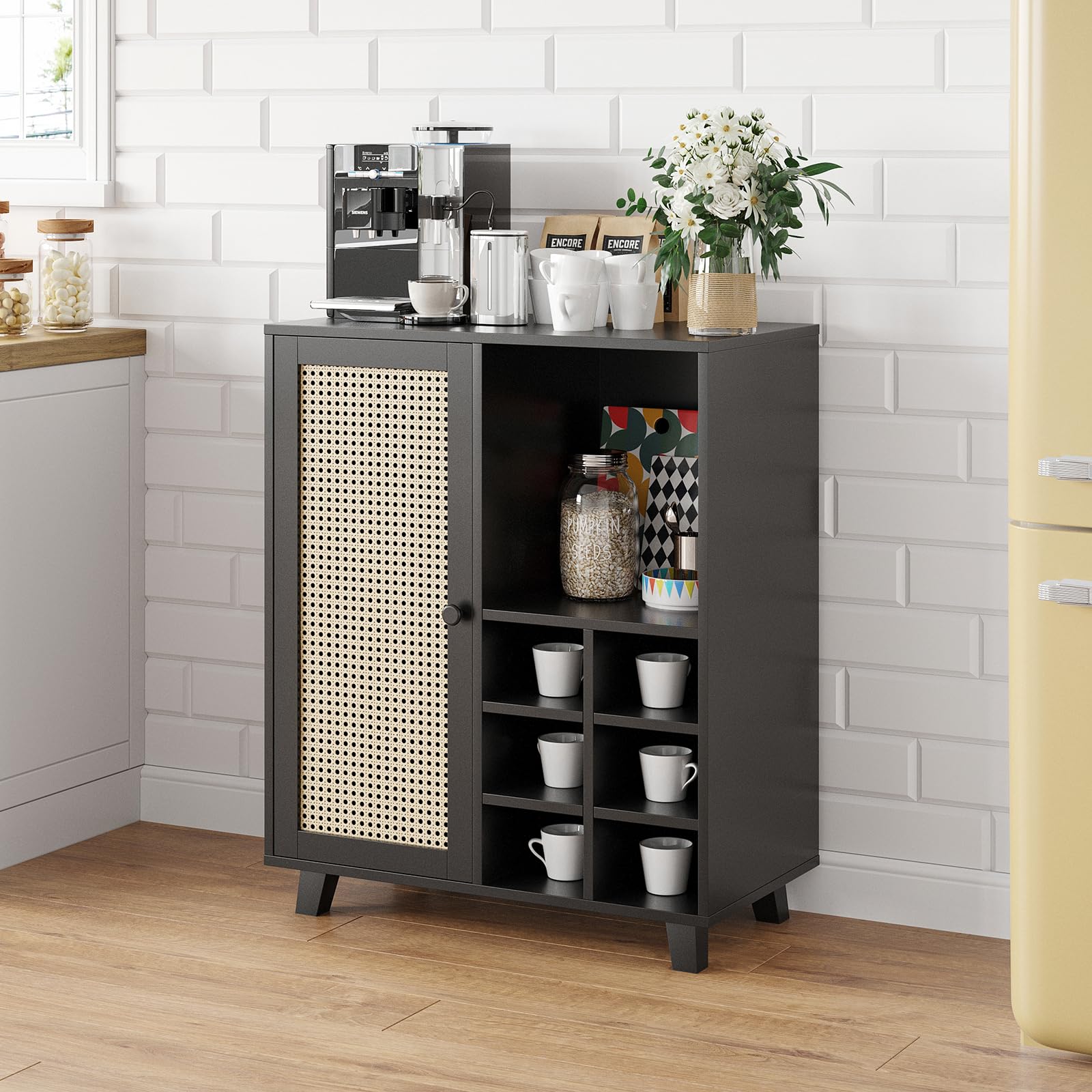 Buffet Sideboard Cabinet, Bar Cabinet with Wine Racks