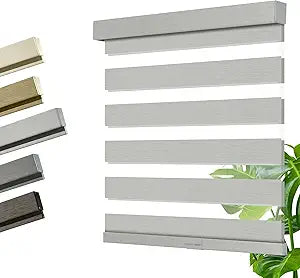 Cordless Zebra Blinds for Windows,Light Control,Blackout Interior Blinds