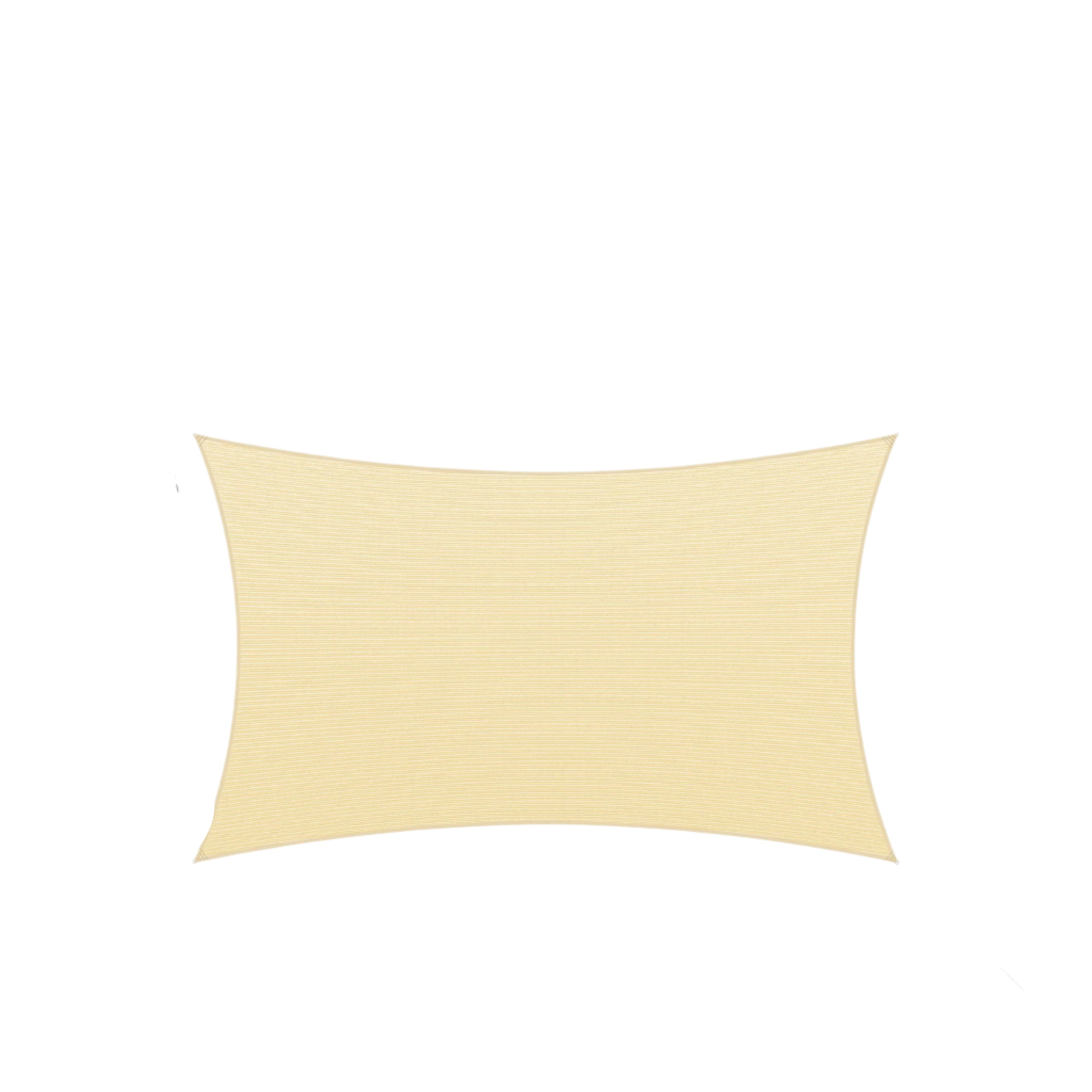 Heavy Duty 24' x 24' Beige Square Sun Shade Sail, Commercial Grade UPF50 Canopy