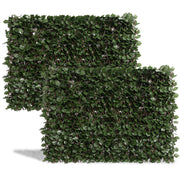 Expandable Fence Privacy Screen for Balcony Patio Outdoor(Double Sides Leaves)