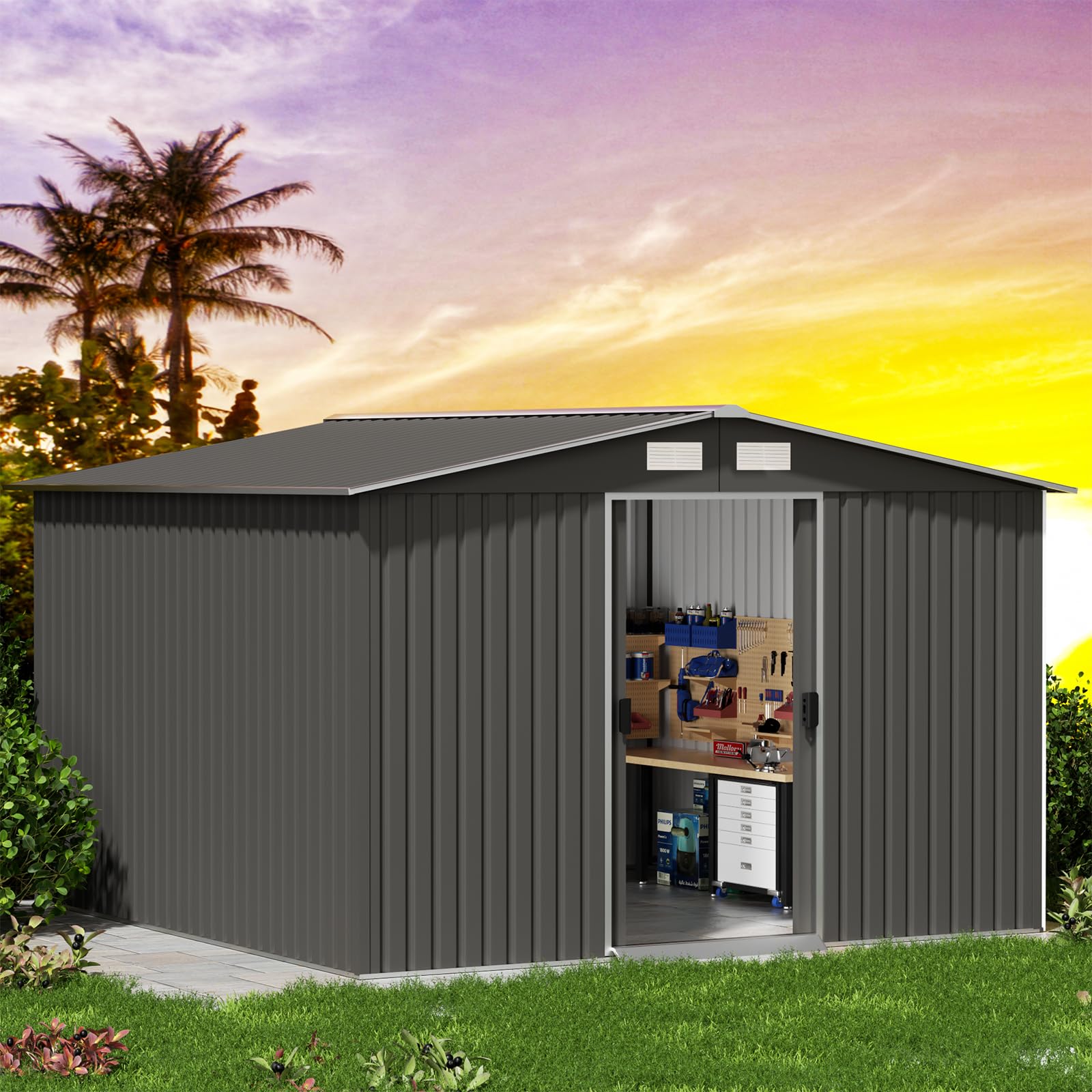 10' x 10' Outdoor Storage Shed
