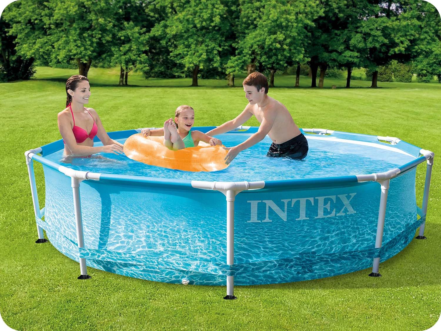 10 ft x 30-inch Beachside Metal Frame Pool Set