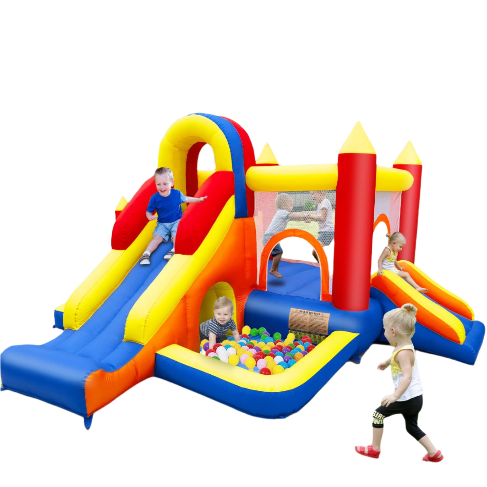 Bounce House, Inflatable Bounce House for Kids 3-10, Kids Bounce House with Long Slide
