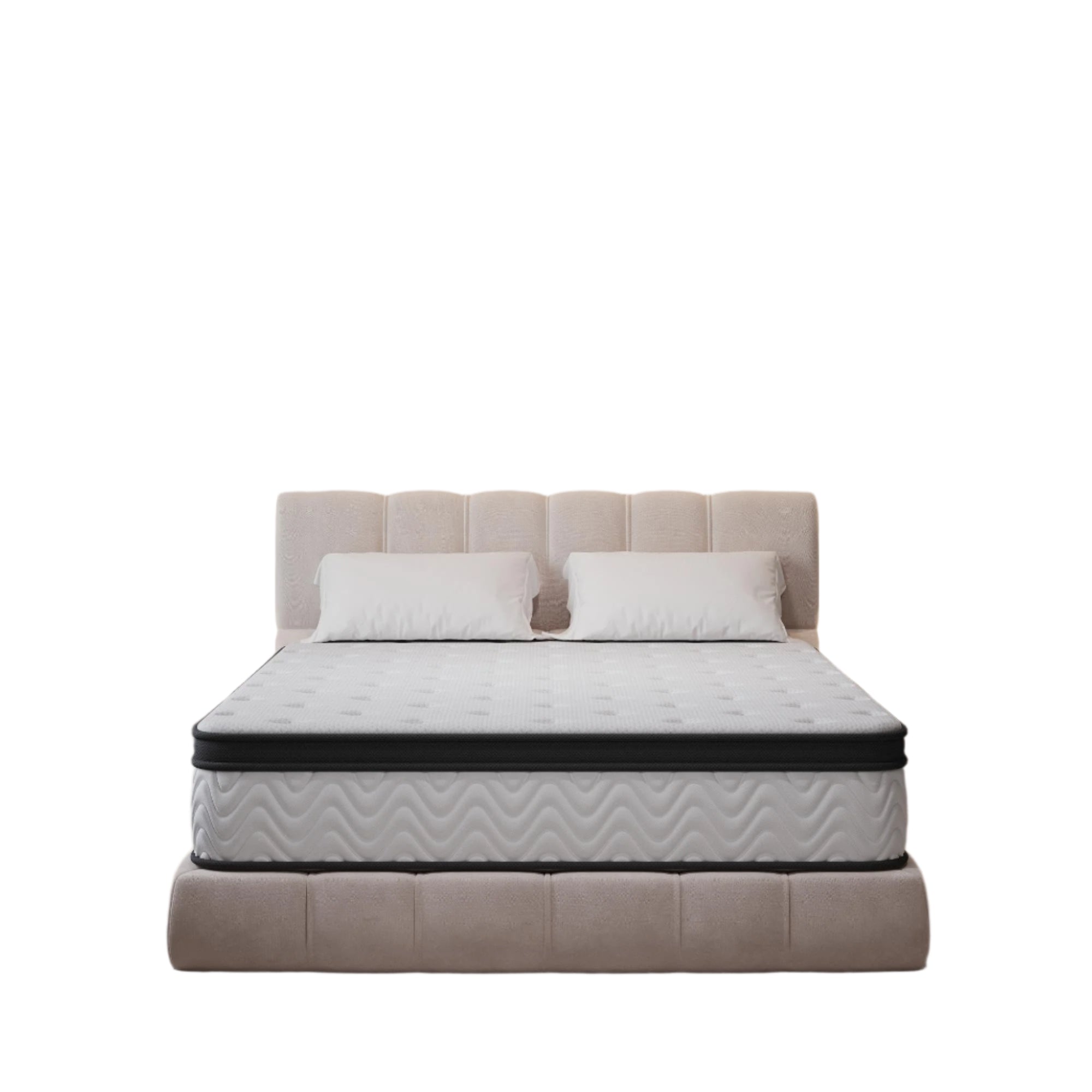 Queen Mattress, 12 Inch Hybrid Mattress in a Box