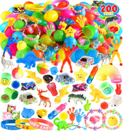 200 Pack Prefilled Easter Eggs with Assorted Toys