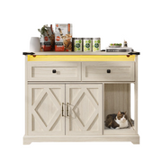 Farmhouse Sideboard Buffet Cabinet with Storage, Credenza Storage Cabinet