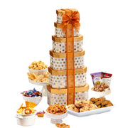 Gourmet Chocolate Food Gift Basket Snack Gifts for Women, Men, Families, College