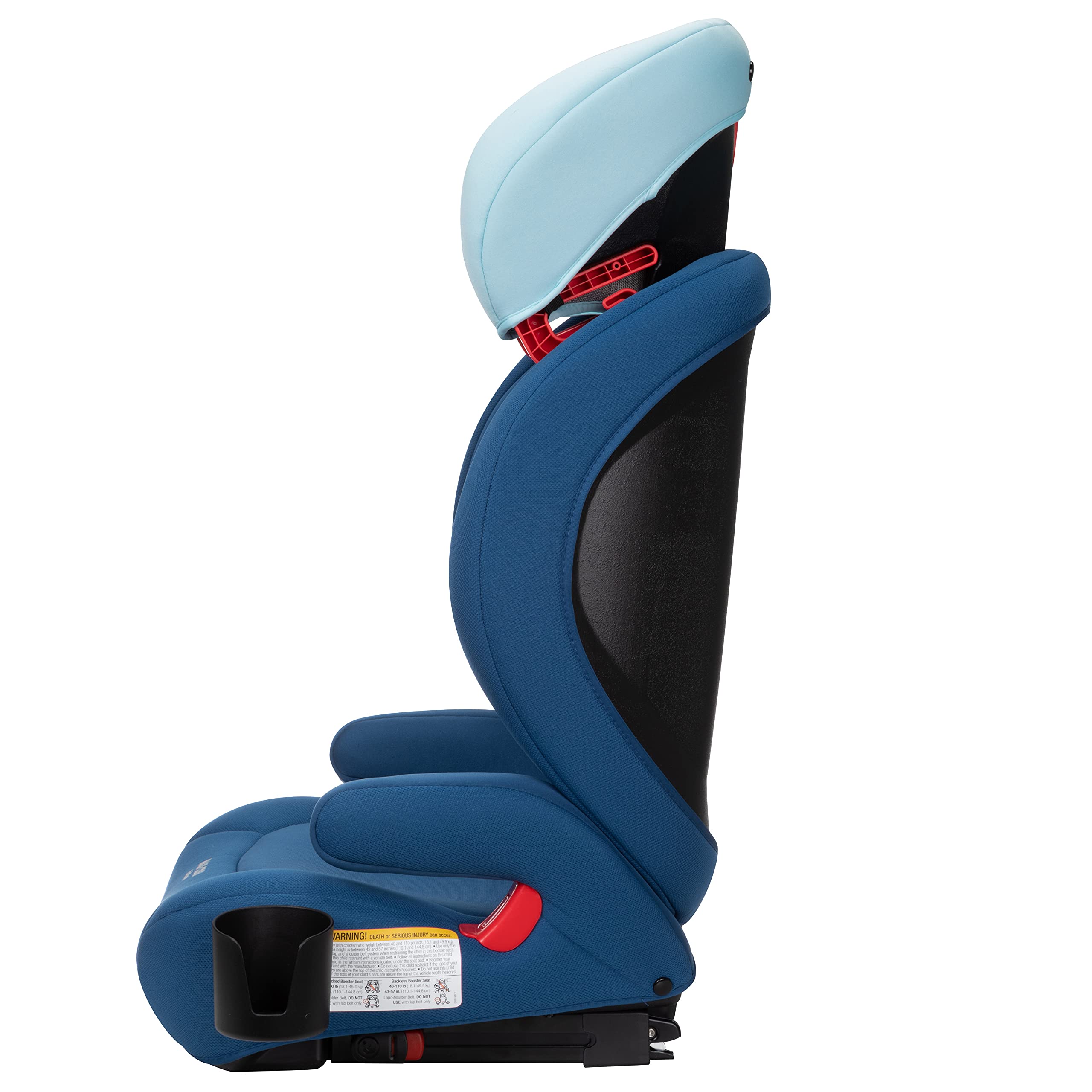High Back Booster Seats for Cars 40-100 lbs, Rodi Sport, Essential Blue