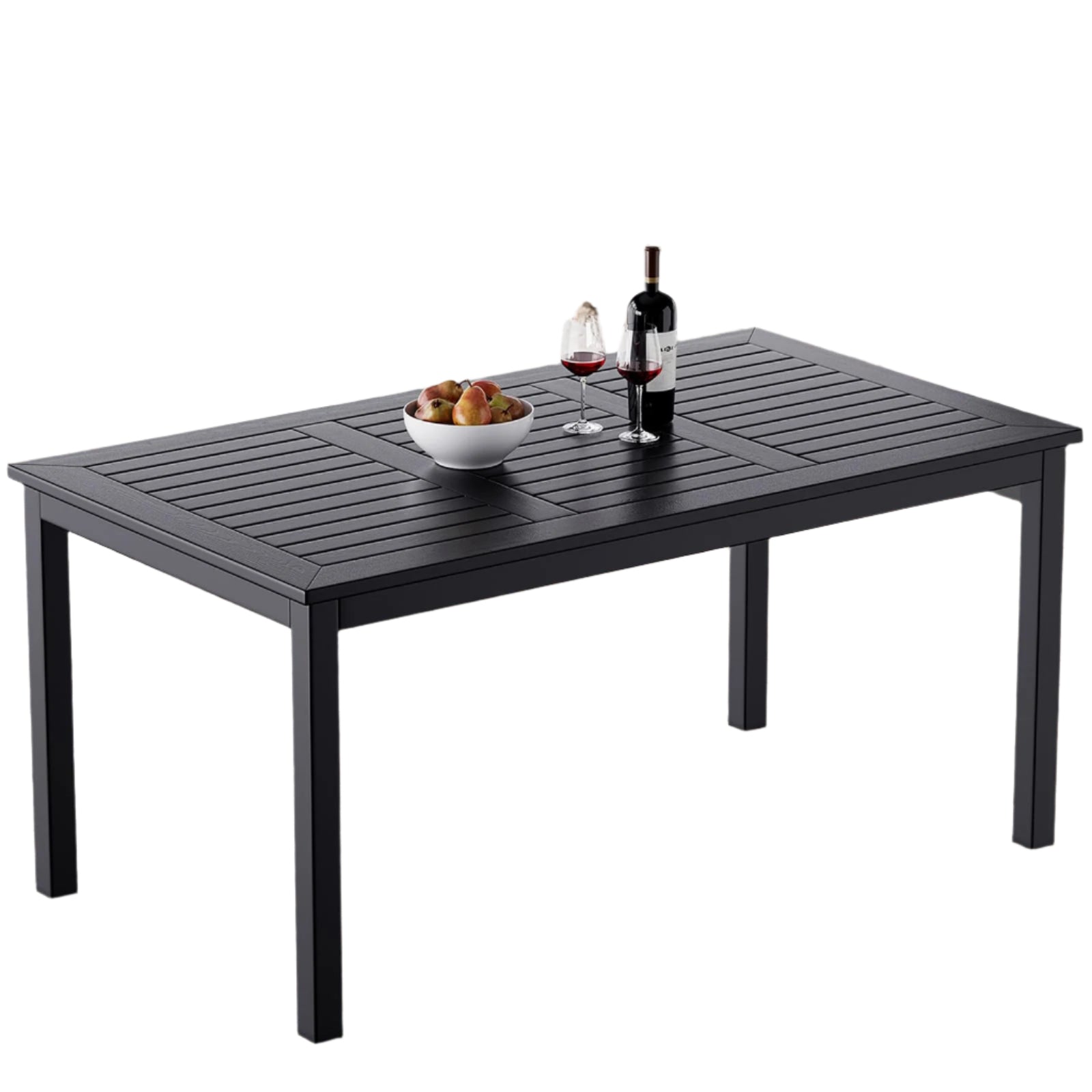 Outdoor Table for 6-Person Rectangle Indoor Outdoor Table
