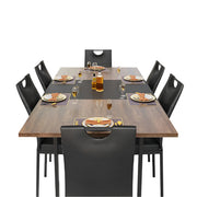 70IN Large Dining Table for 4 5 6 People