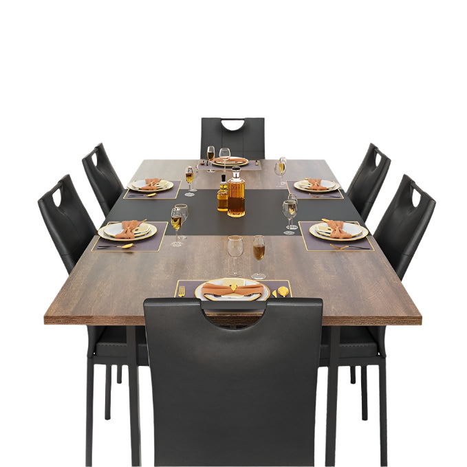 70IN Large Dining Table for 4 5 6 People